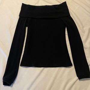 Womens off the shoulder sweater